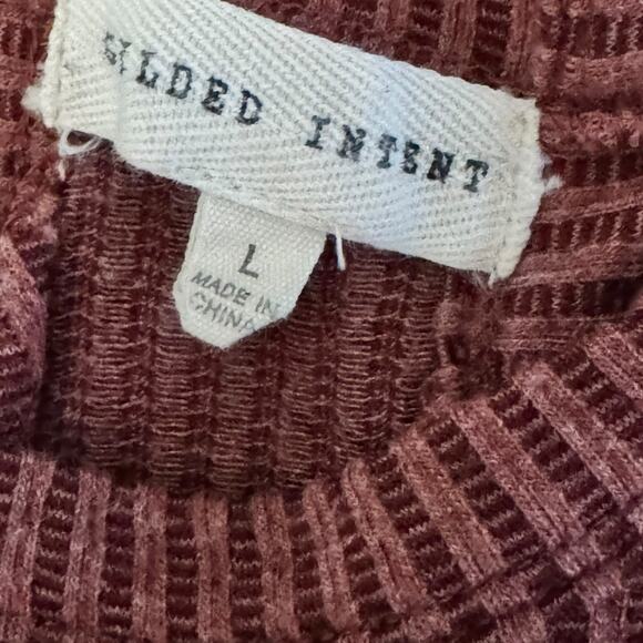 178. GILDED INTENT | Double Layer Ribbed Tank Size Large - Picture 5 of 7